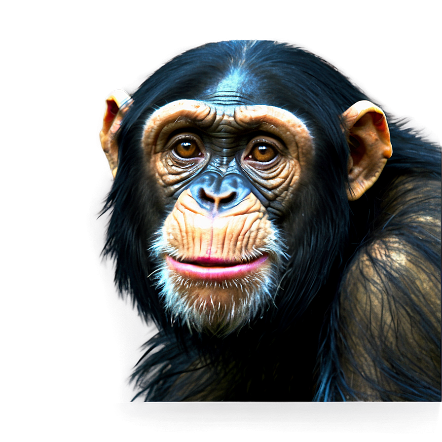 Detailed Chimpanzee Fur Texture Png 70