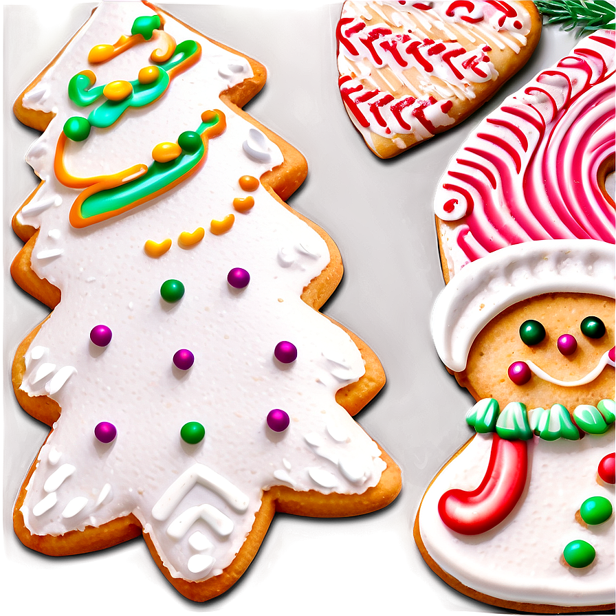 Detailed Christmas Cookie Decorating Png Jtm