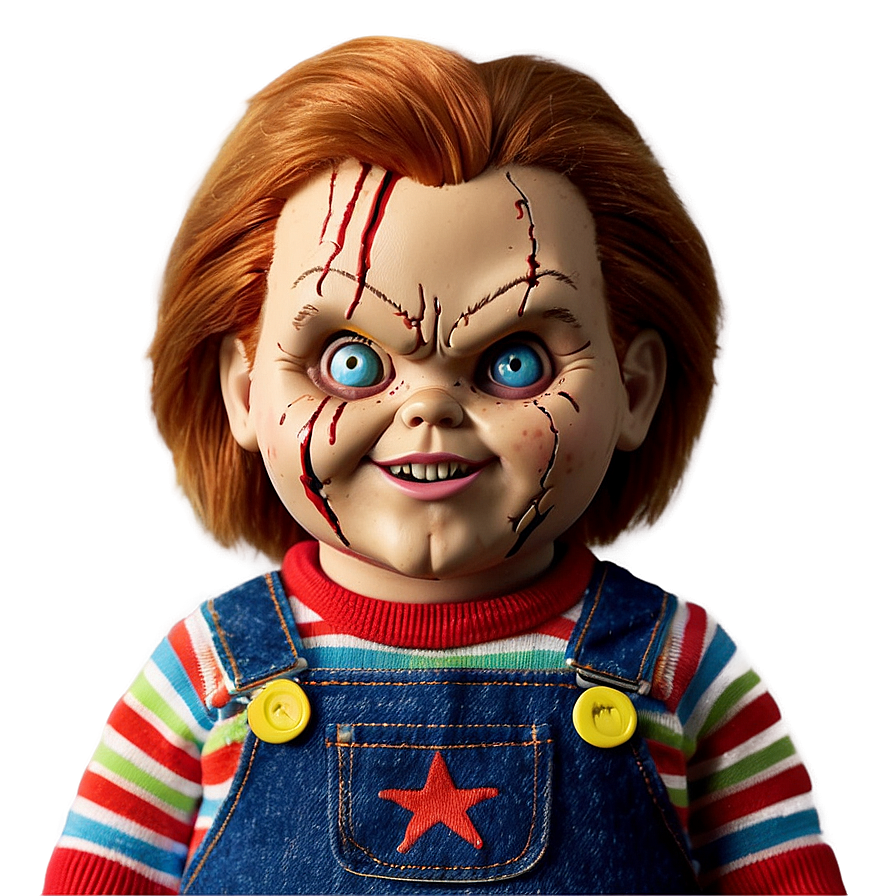 Detailed Chucky Doll PNG fnd PNG with transparent background