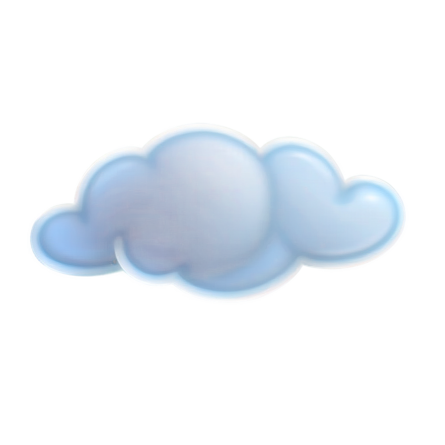 Detailed Cloud Emoji Png Ivo21