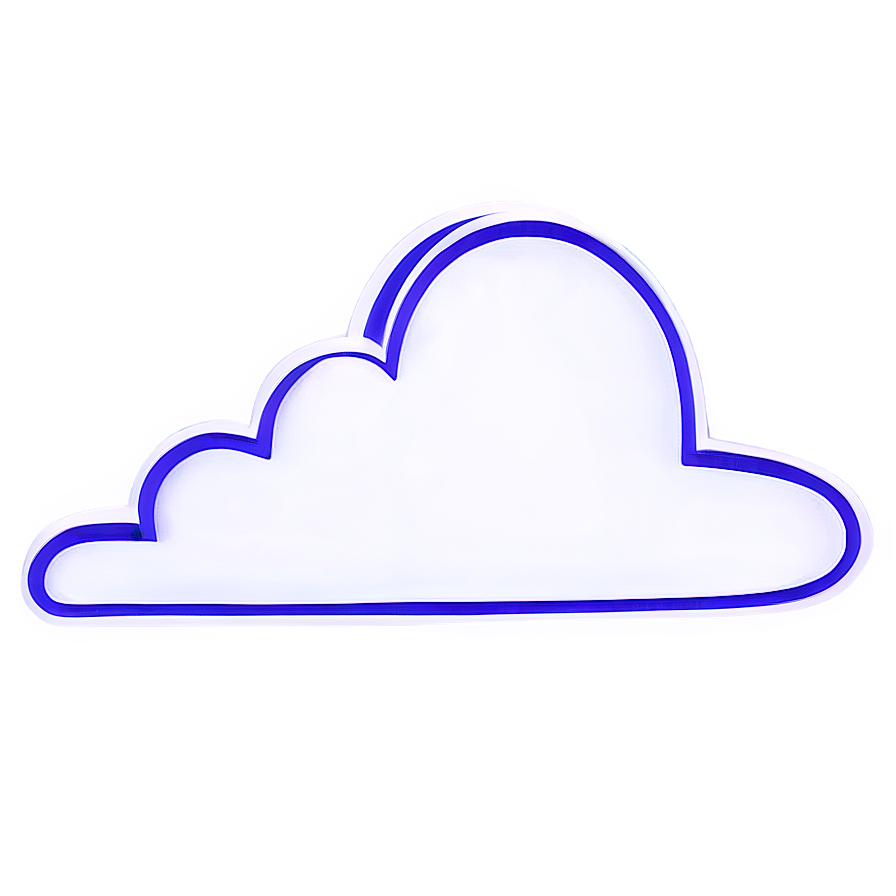 Detailed Cloud Vector Outline Png 06262024