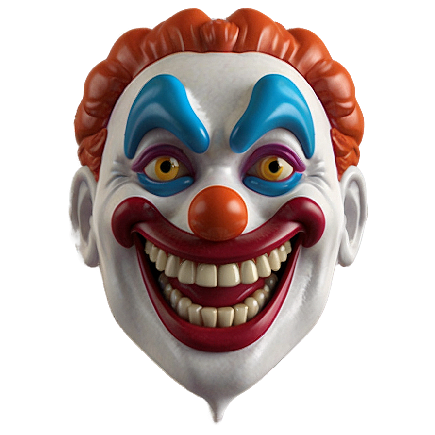 Detailed Clown Emoji Png 8