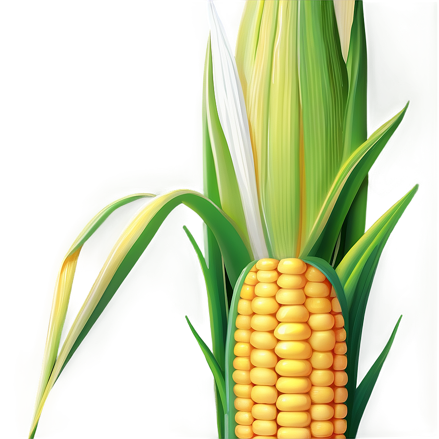 Detailed Corn Stalk Png Pco39