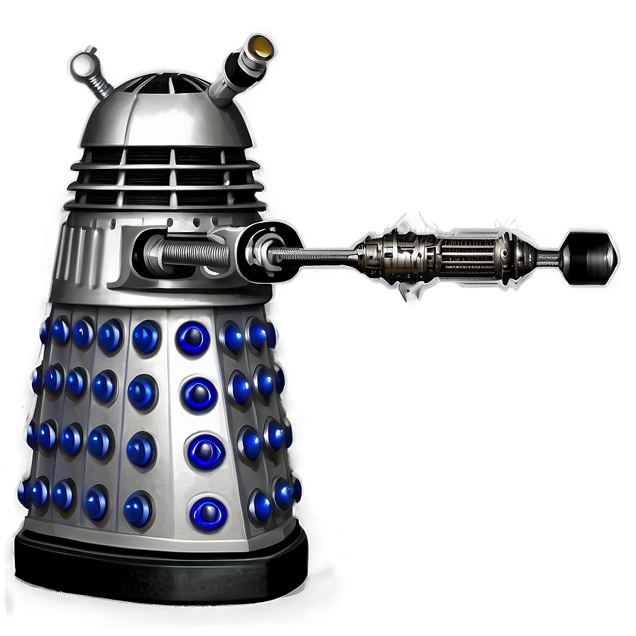 Detailed Dalek Sketch Png 65