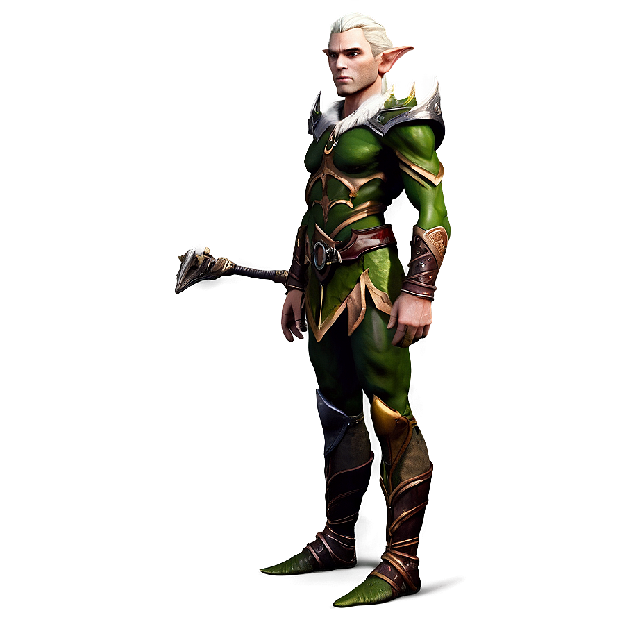 Detailed Elf Body Png 06282024