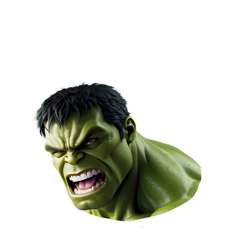 Detailed Hulk Face Png 78