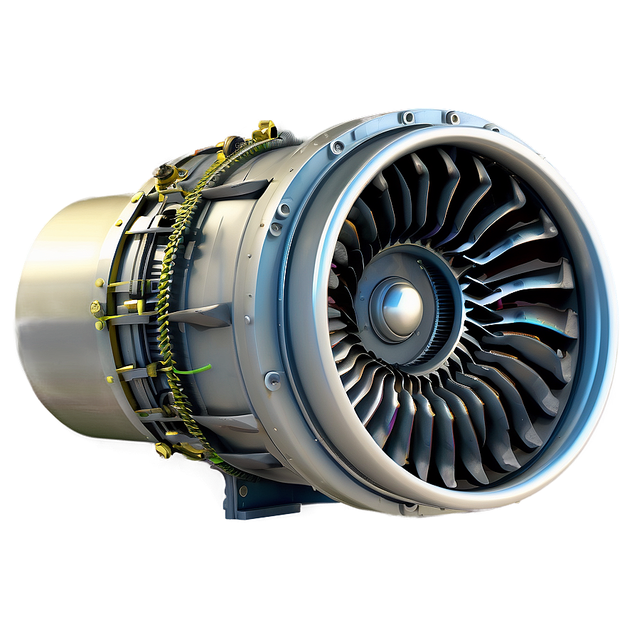 Detailed Jet Engine Parts Png Jfi