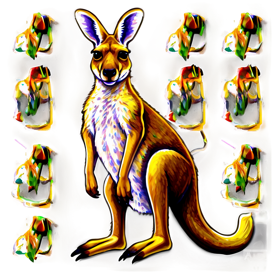 Detailed Kangaroo Png Fak