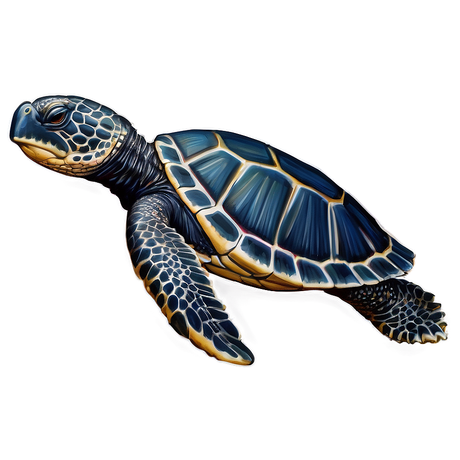 Detailed Leatherback Turtle Drawing Png Aya58