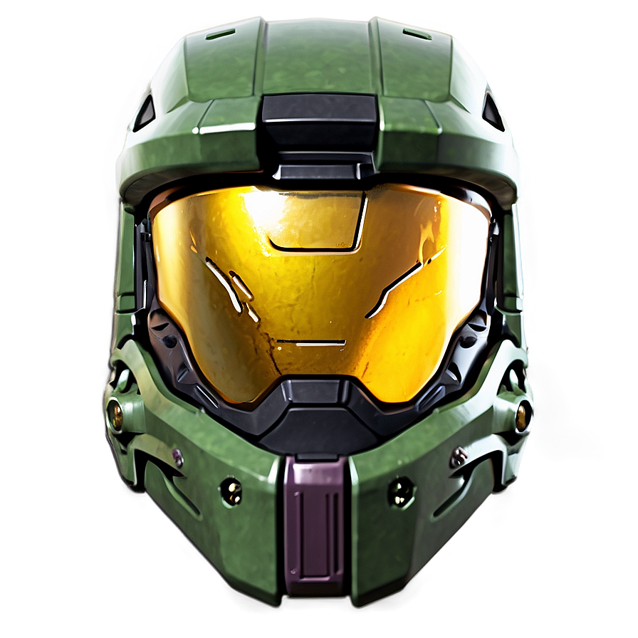 Detailed Master Chief Helmet Png 06132024