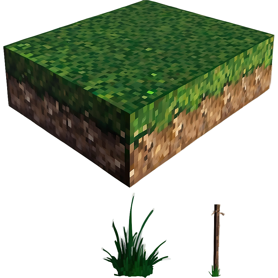 Detailed Minecraft Grass Texture Block Png Gvh