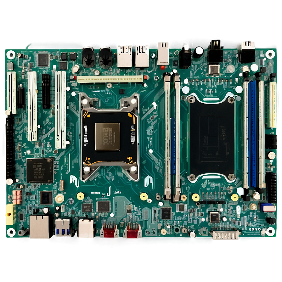 Detailed Motherboard Layout Png Yim46