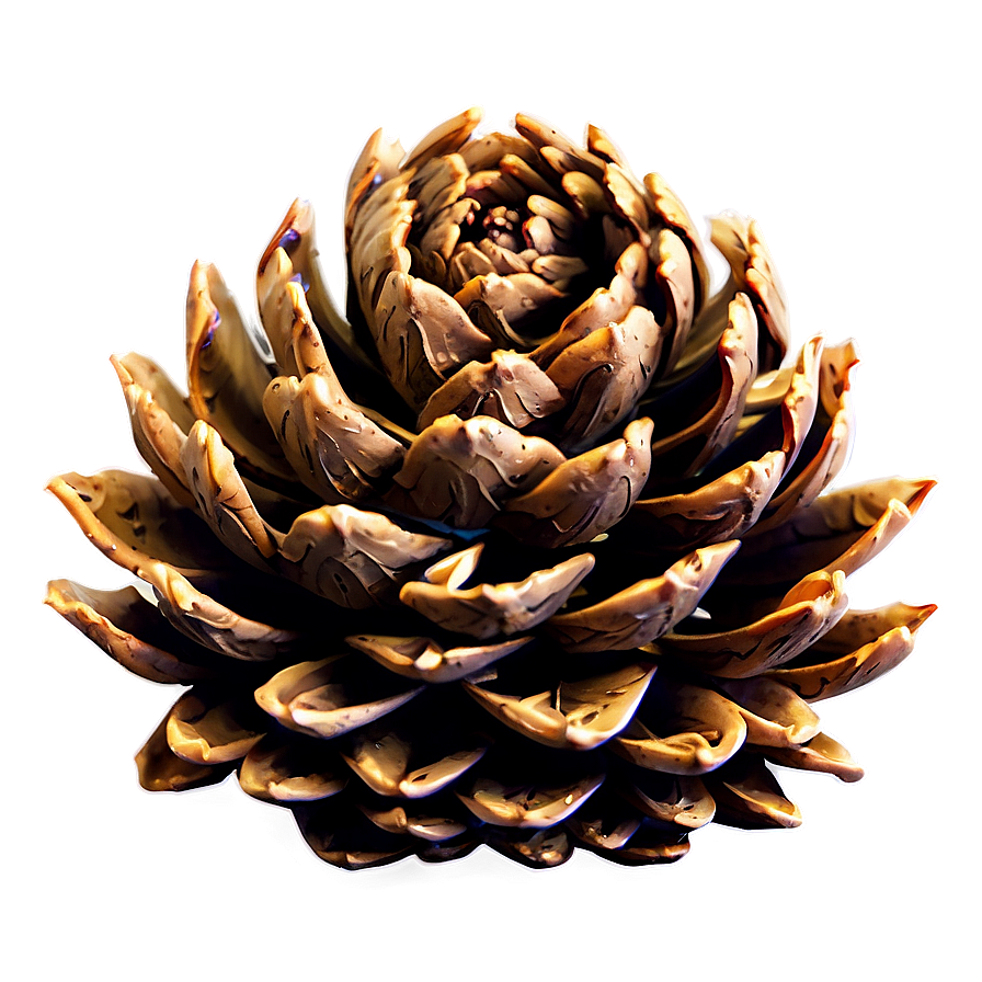 Detailed Pine Cone PNG 41 PNG image with a transparent background, free high-resolution download