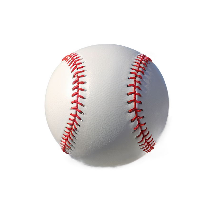 Detailed Red And White Baseball Seams Png 06282024