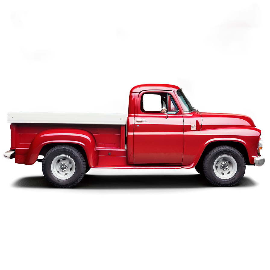 Detailed Red Truck Png 64