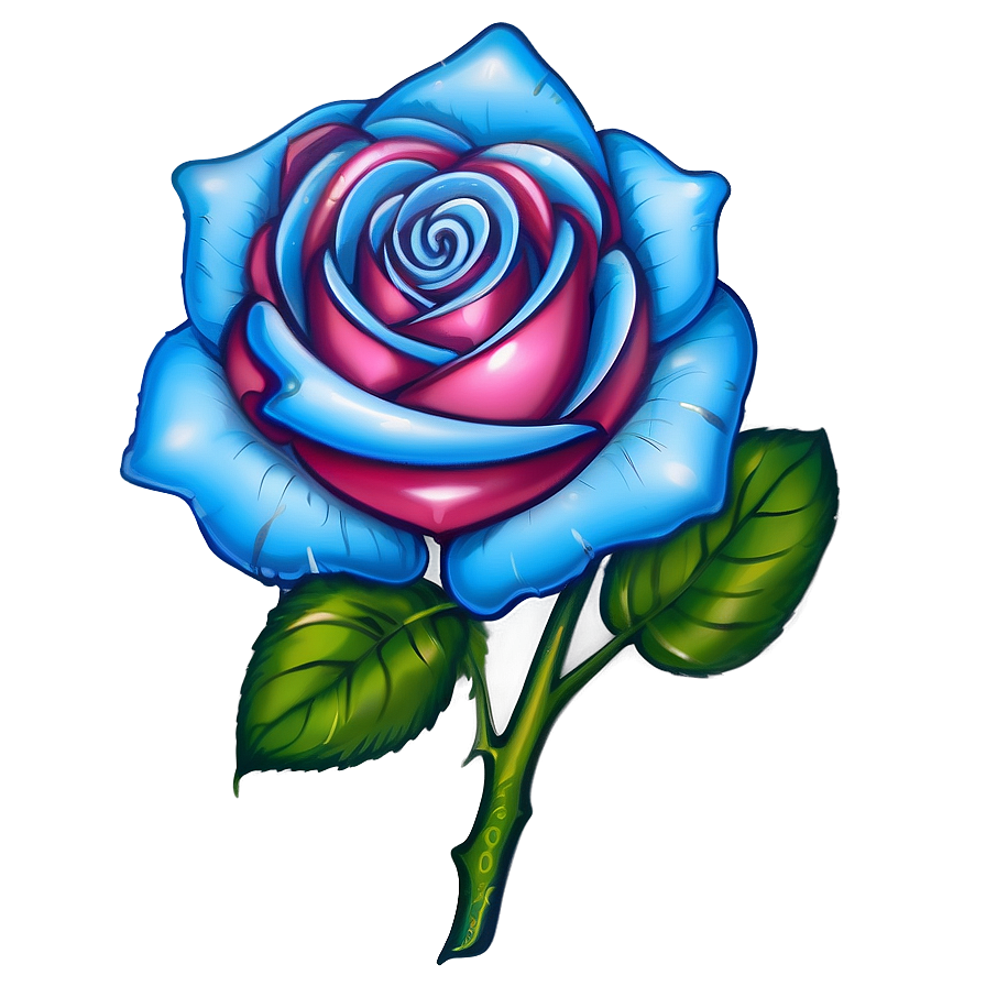 Detailed Rose Tattoo Draft Png Mft24