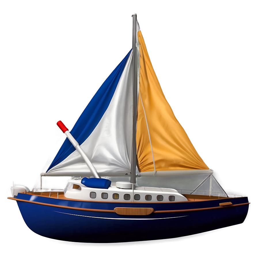 Detailed Sailboat Illustration Png Ehq