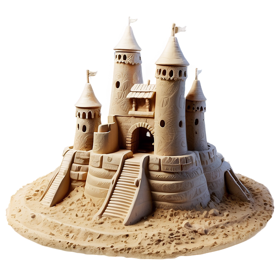 Detailed Sandcastle Png 70