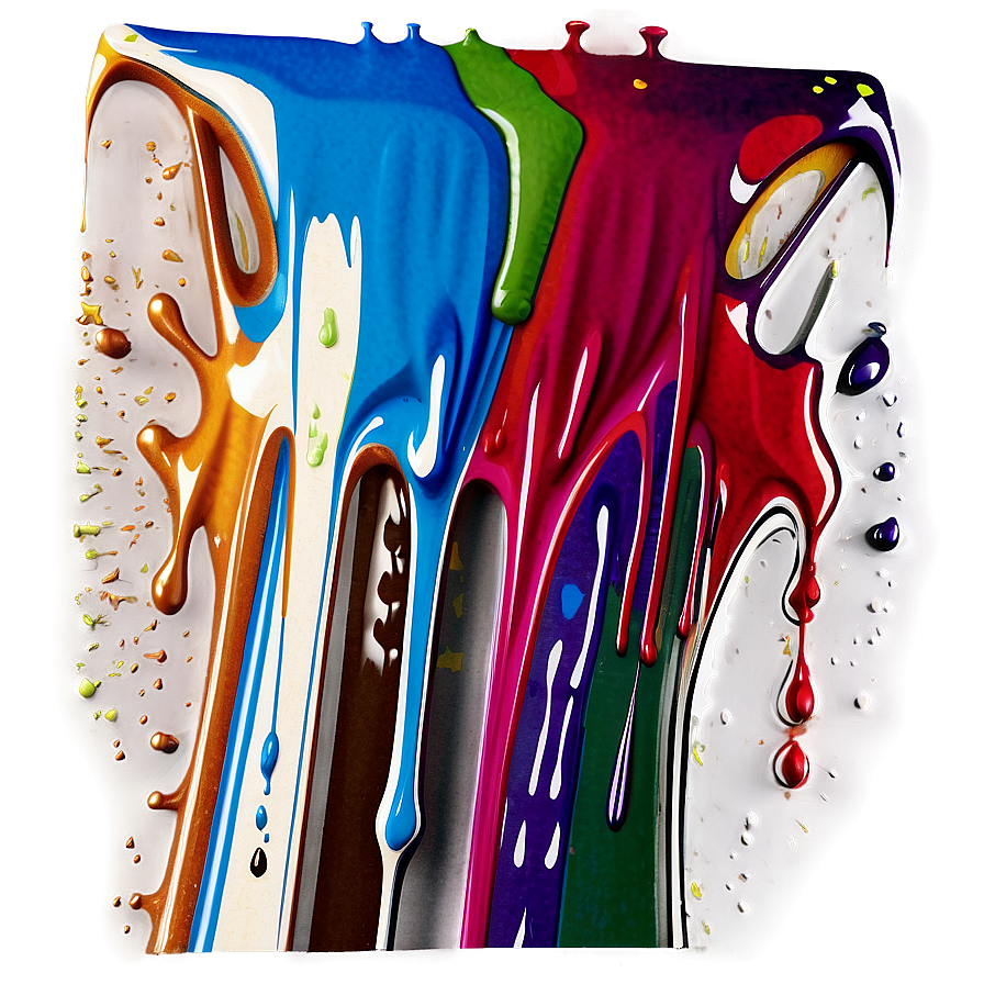 Detailed Spray Paint Drip Png 48