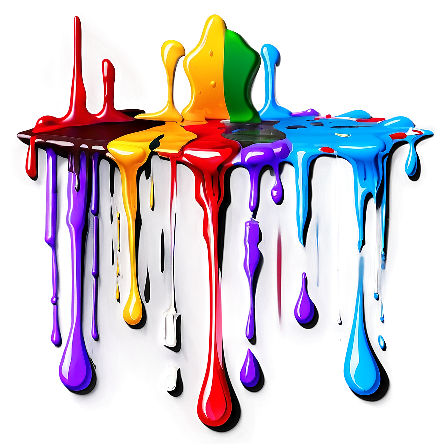 Detailed Spray Paint Drip Png Wsi57