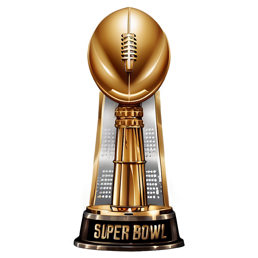 Detailed Super Bowl Trophy Png 05252024