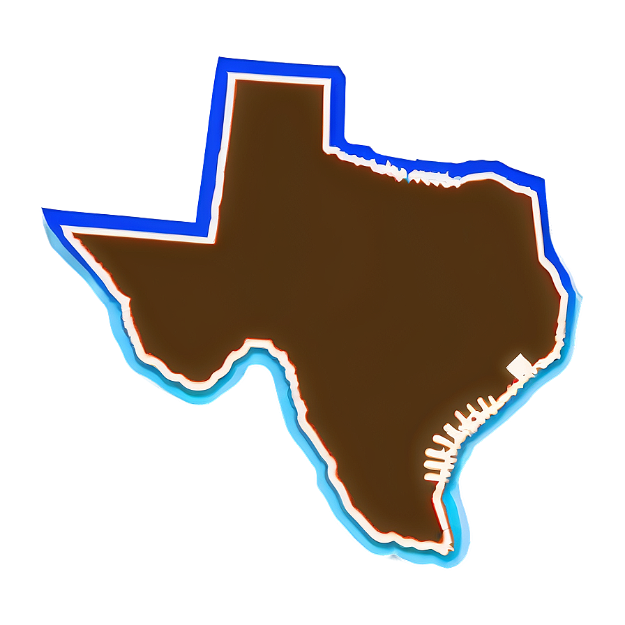 Detailed Texas Outline Png 05252024