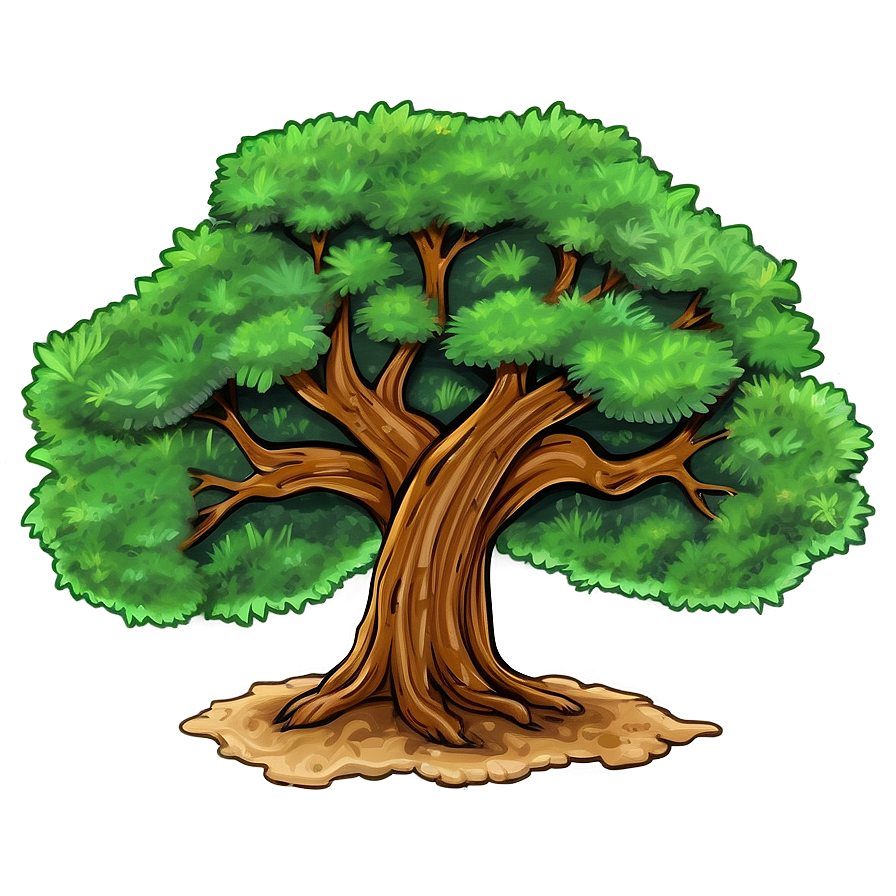 Detailed Tree Sketch Png 49