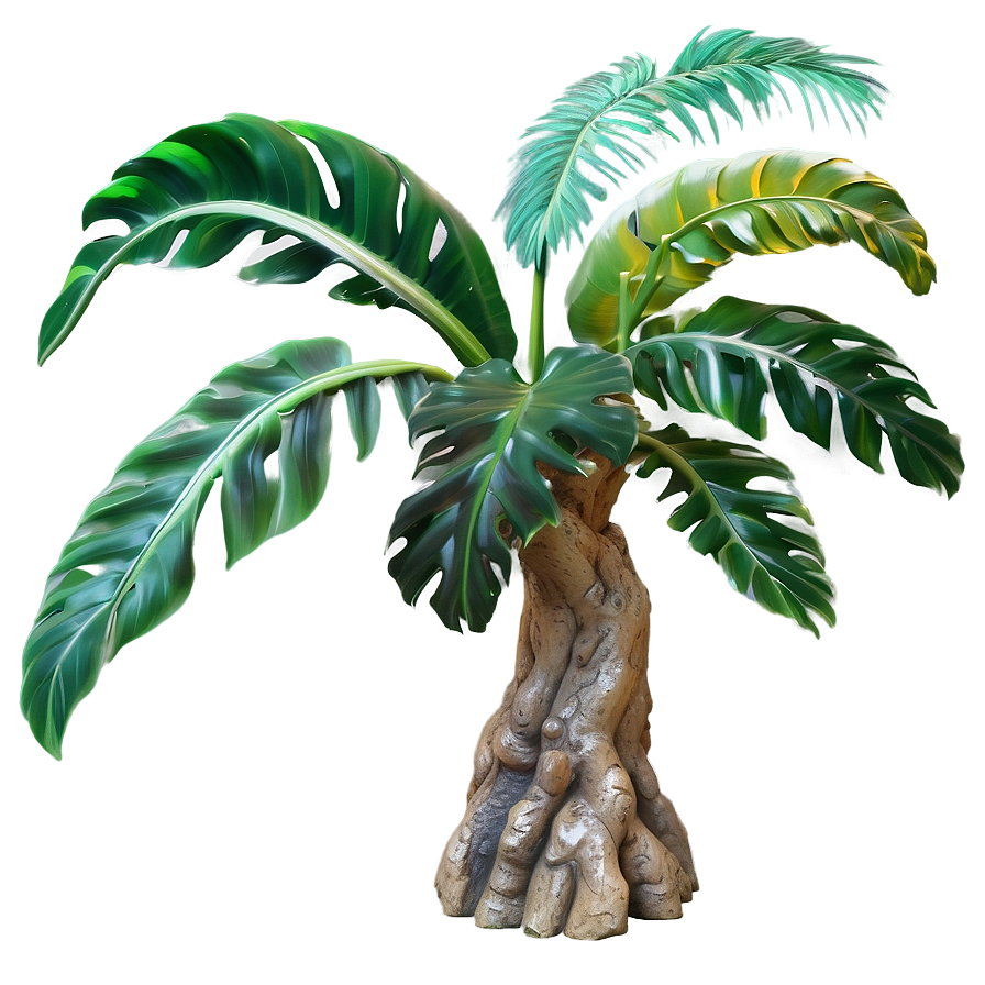 Detailed Tropical Plants Png 06252024