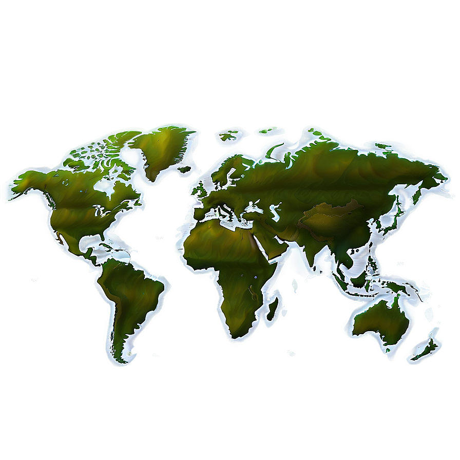 Detailed World Map Drawing Png 99