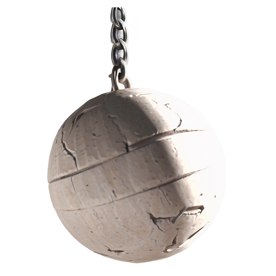 Detailed Wrecking Ball Sketch Png 06112024