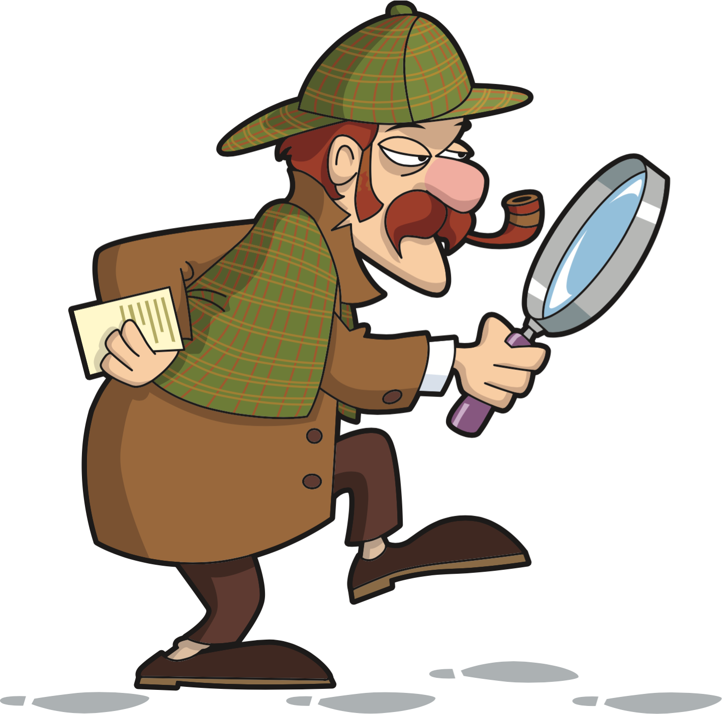 Detective Sherlock Holmes Cartoon, HD Png Download PNG with transparent background