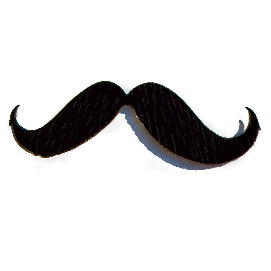 Detective Style Mustache PNG 05042024 PNG image with a transparent background, free high-resolution download