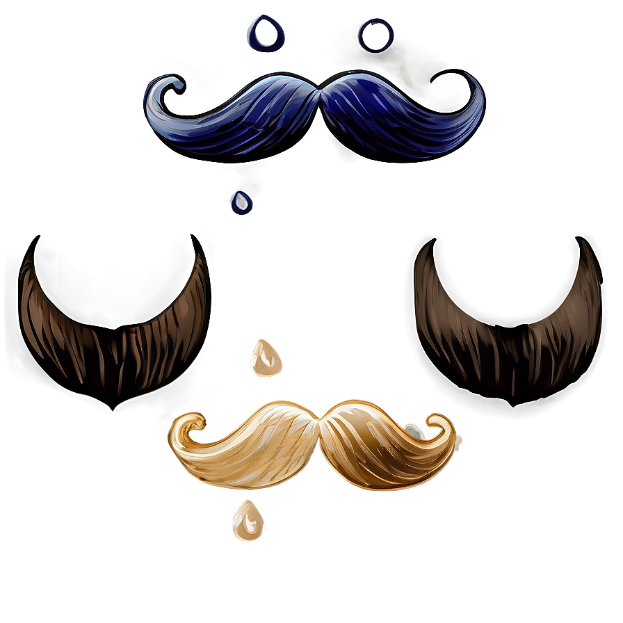 Detective Style Mustache PNG eak PNG image with a transparent background, free high-resolution download