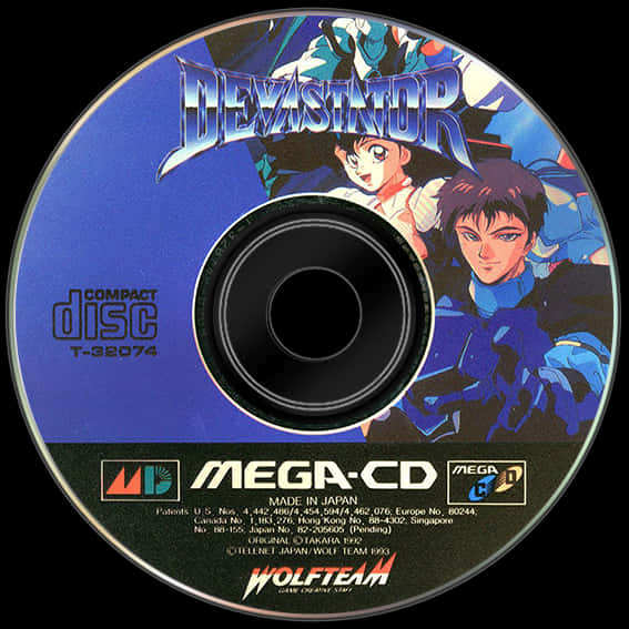 Devastator Mega C D Game Disc