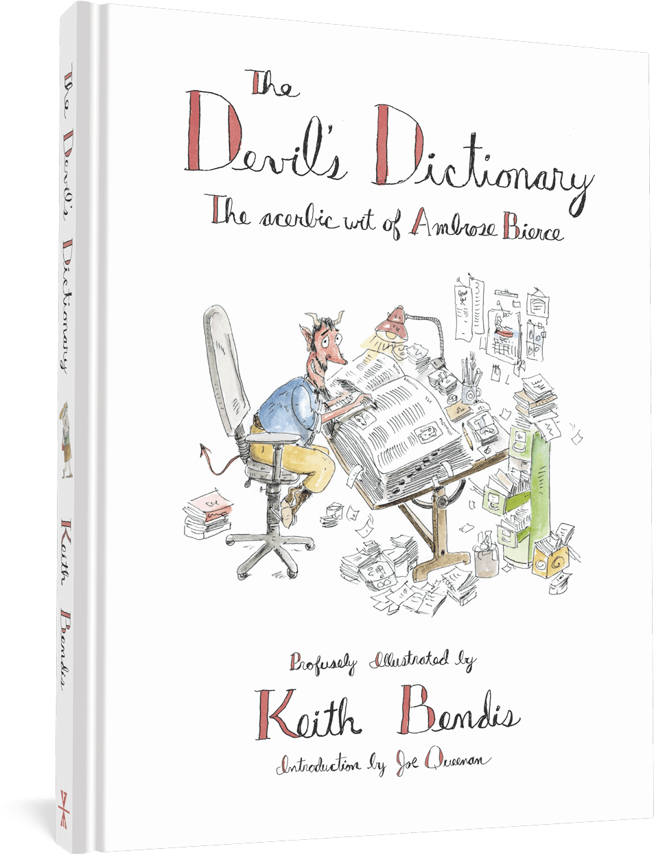 Devils Dictionary Book Cover PNG with transparent background