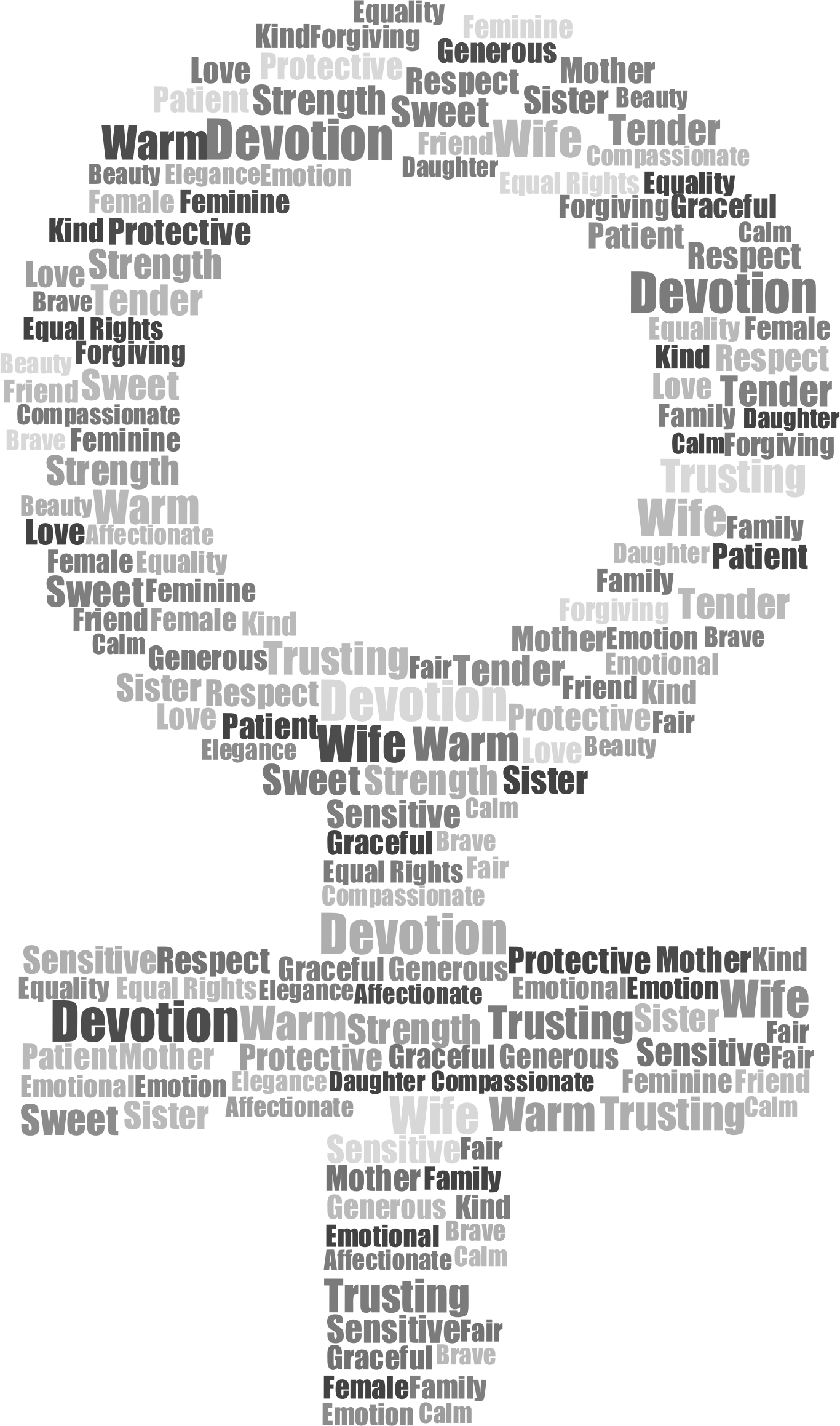 Women Grayscale Clip Arts - Symbol, HD Png Download PNG with transparent background