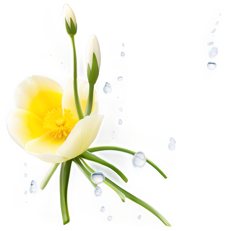 Dewy Buttercup Morning Png Ryy39