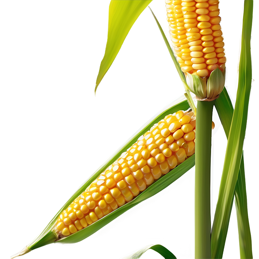 Dewy Corn Stalk Png 06122024