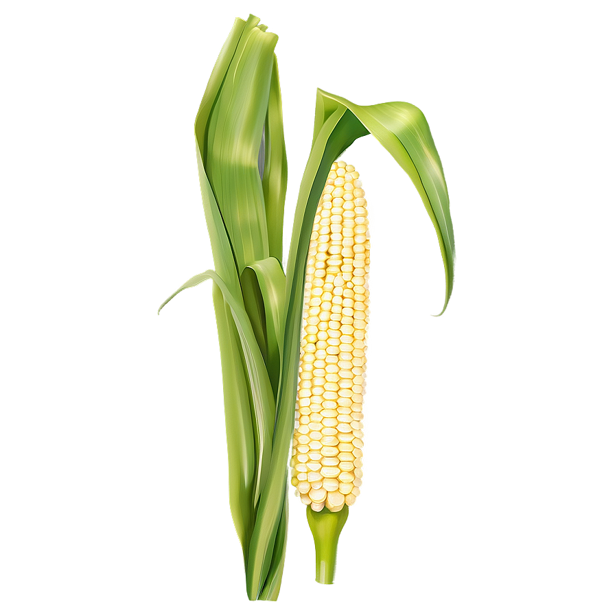 Dewy Corn Stalk Png 35