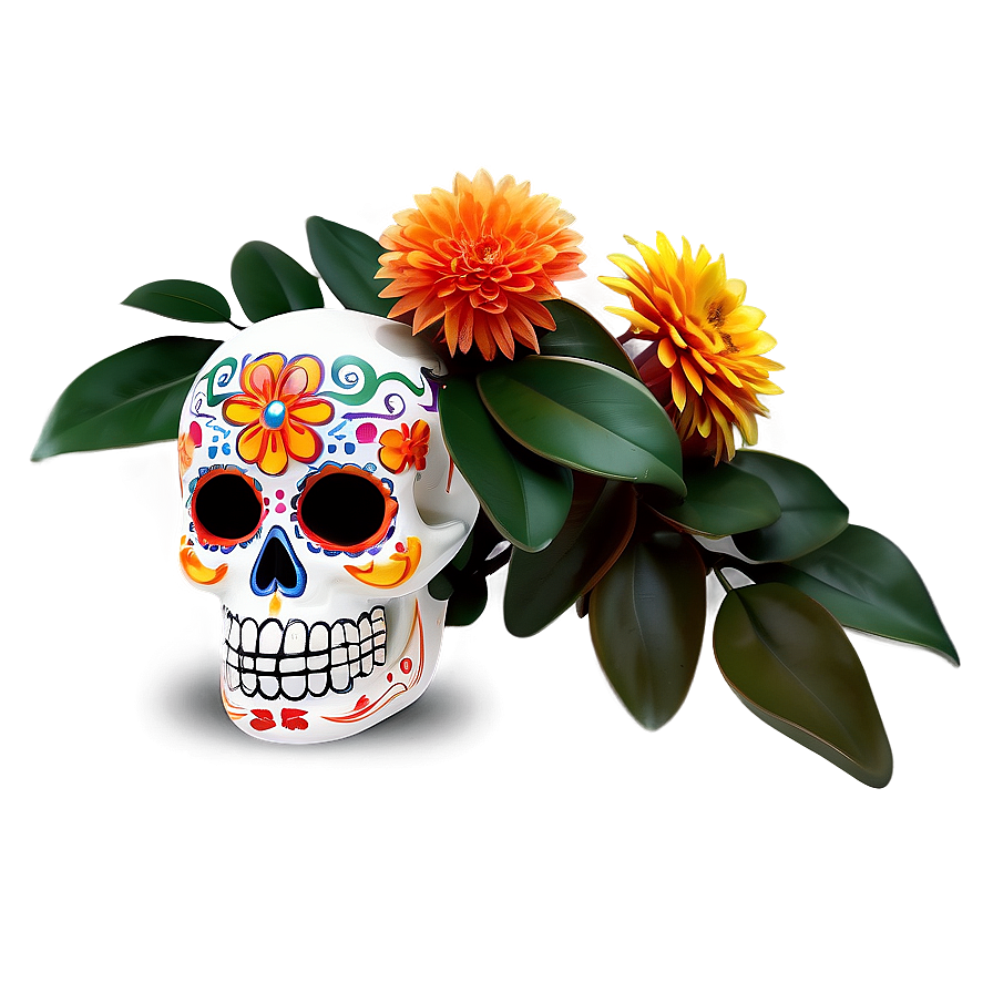 Dia De Los Muertos Floral Arrangements Png Ylm