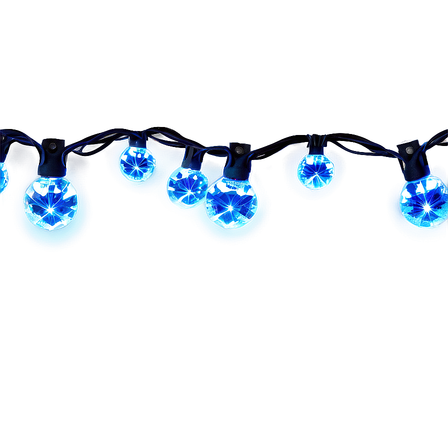 Diamond Cut Christmas String Lights Png Sdr67