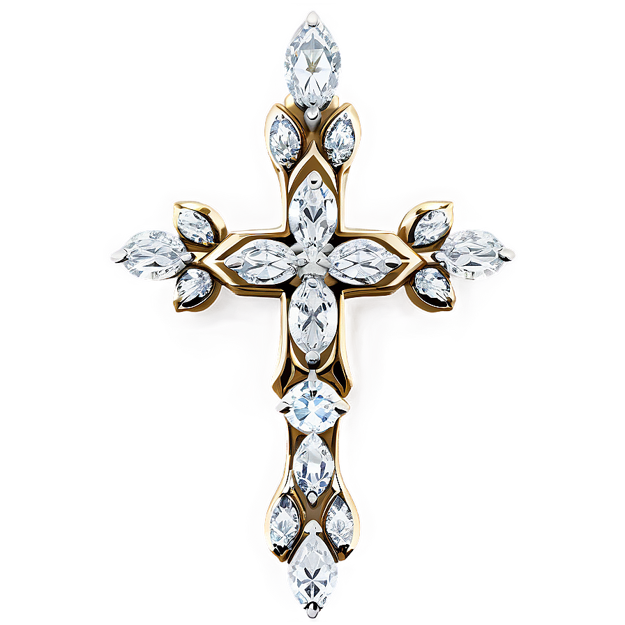 Diamond Fancy Cross Png 06292024