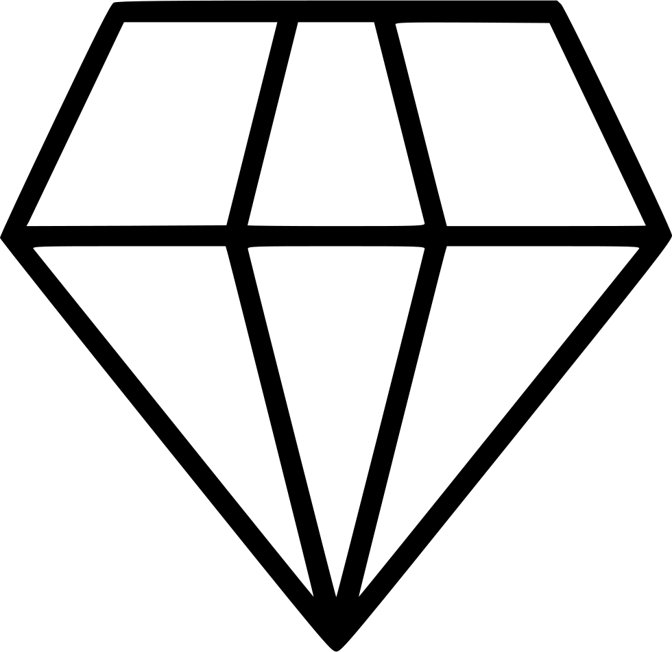 Diamond Outline Graphic