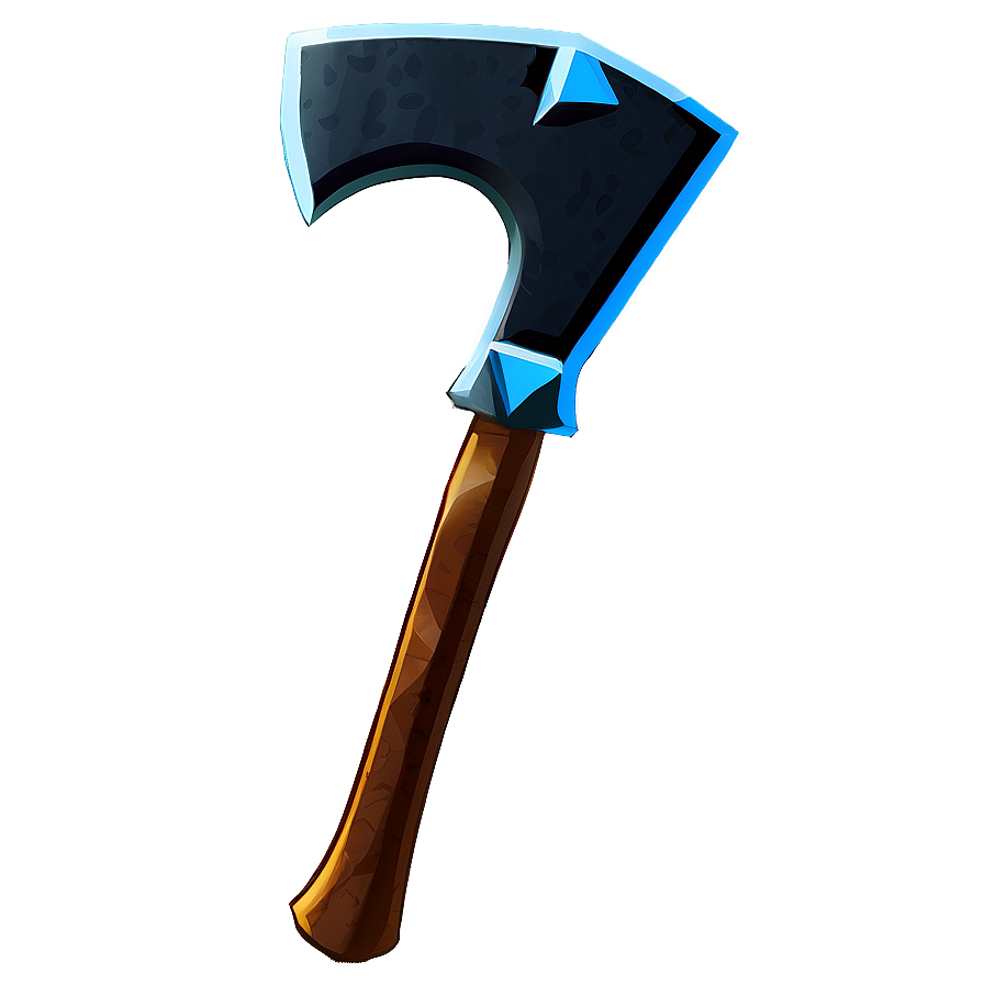 Diamond Pickaxe Under Moonlight Png 12