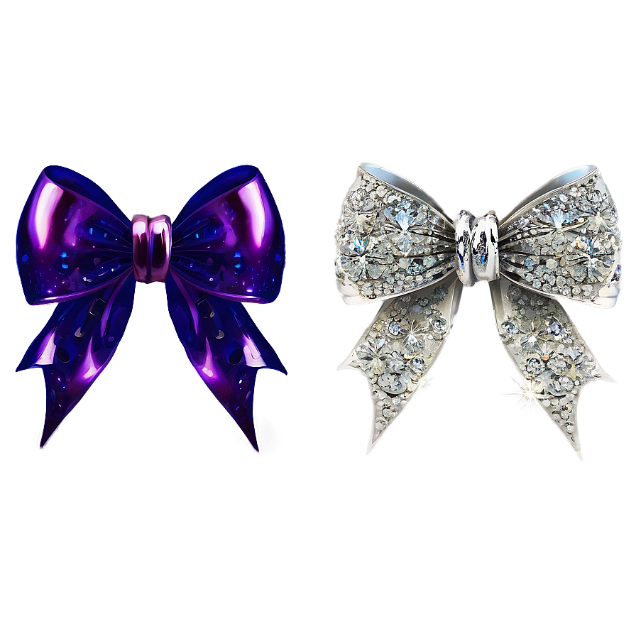 Diamond Sparkle Gift Bow Png Txa84