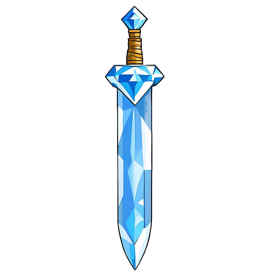 Diamond Sword In Stone Png 77