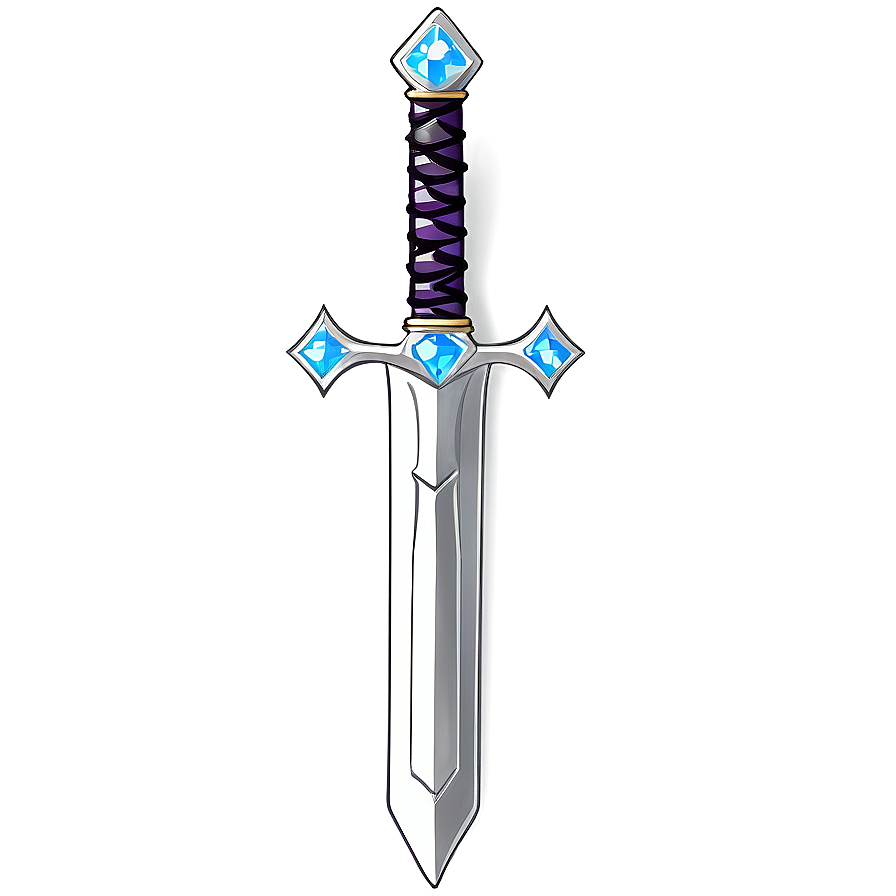 Diamond Sword In Velvet Sheath Png 77