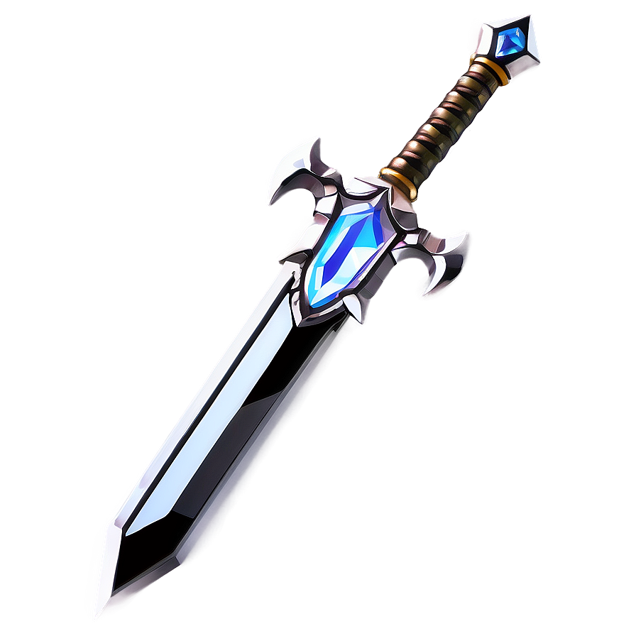 Diamond Sword With Light Reflection Png Lhd22