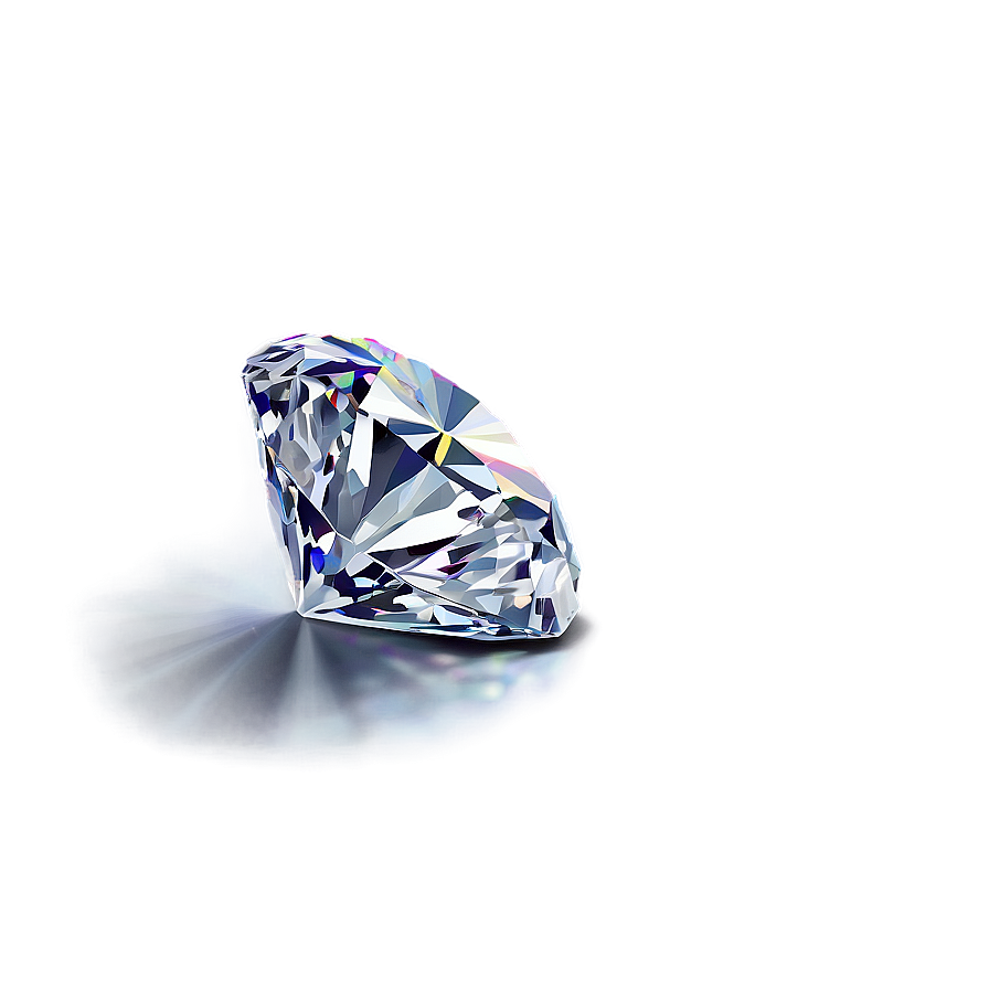 Diamond With Light Reflection Png 98