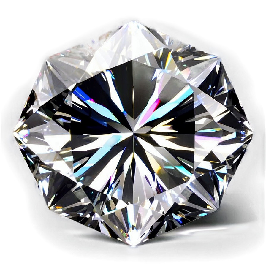 Diamond With Light Reflection Png Bmf